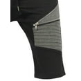 thumbnail image 5 of Ma Croix Mens Jogger Shorts Slim Fit Biker Fleece Zipper Accent Designs, 5 of 6