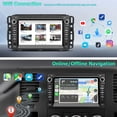thumbnail image 4 of Radio de coche estéreo ASENAGO compatible con Chevy Silverado Tahoe GMC Sierra Yukon 2007-2013 2G+64G Android 13, 4 of 7