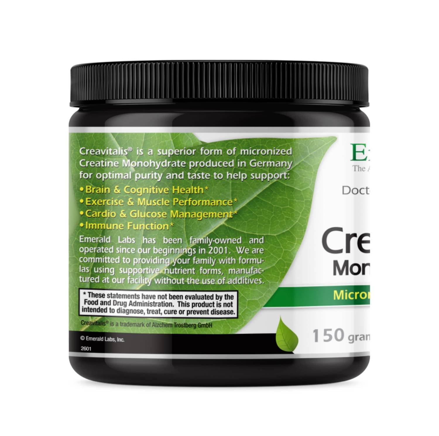 Emerald Labs Creatine Monohydrate (Creavitalis®) (German - Micronized)