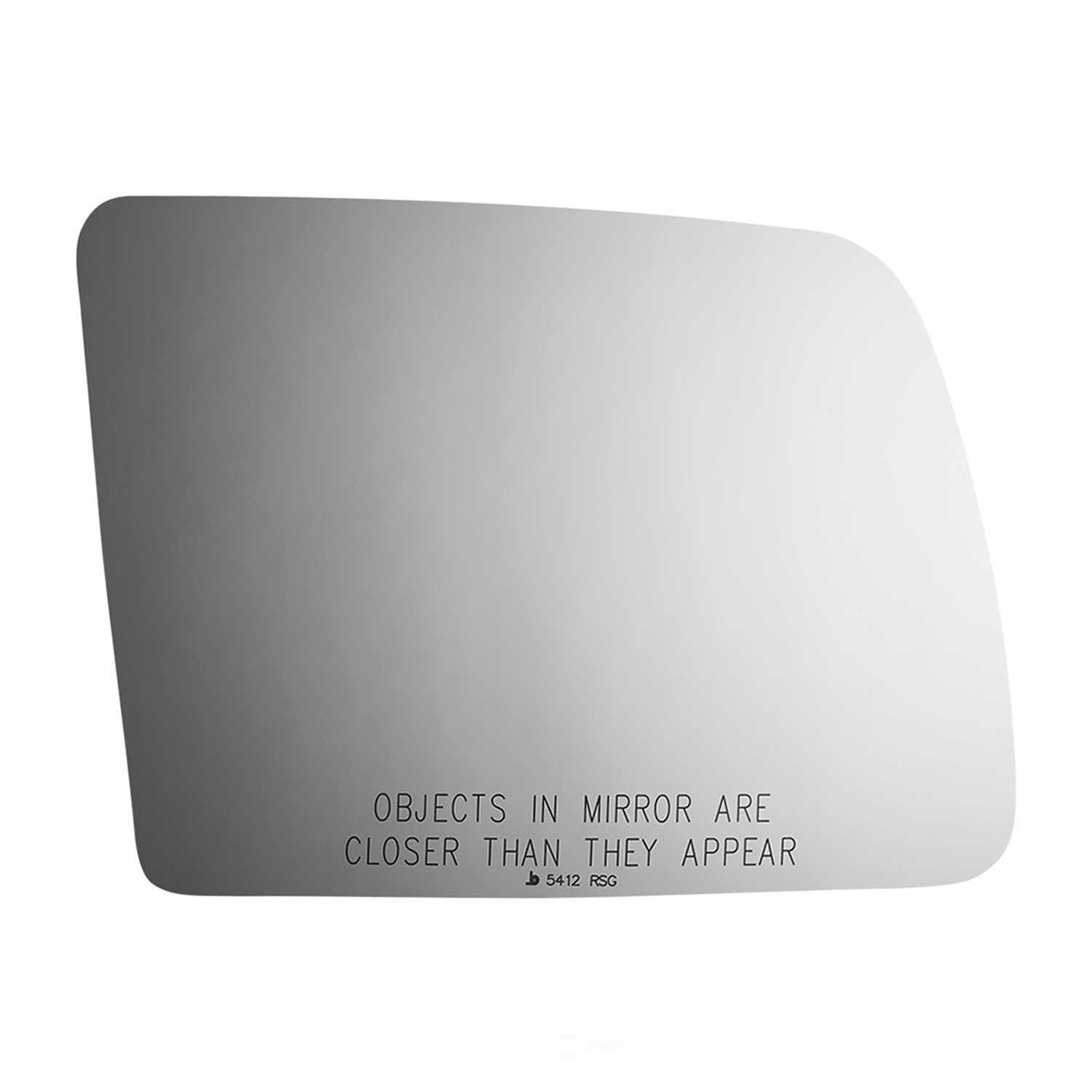 Burco Side View Mirror Replacement Glass with Motor Mount Plate - Clear Glass - 5412RSG