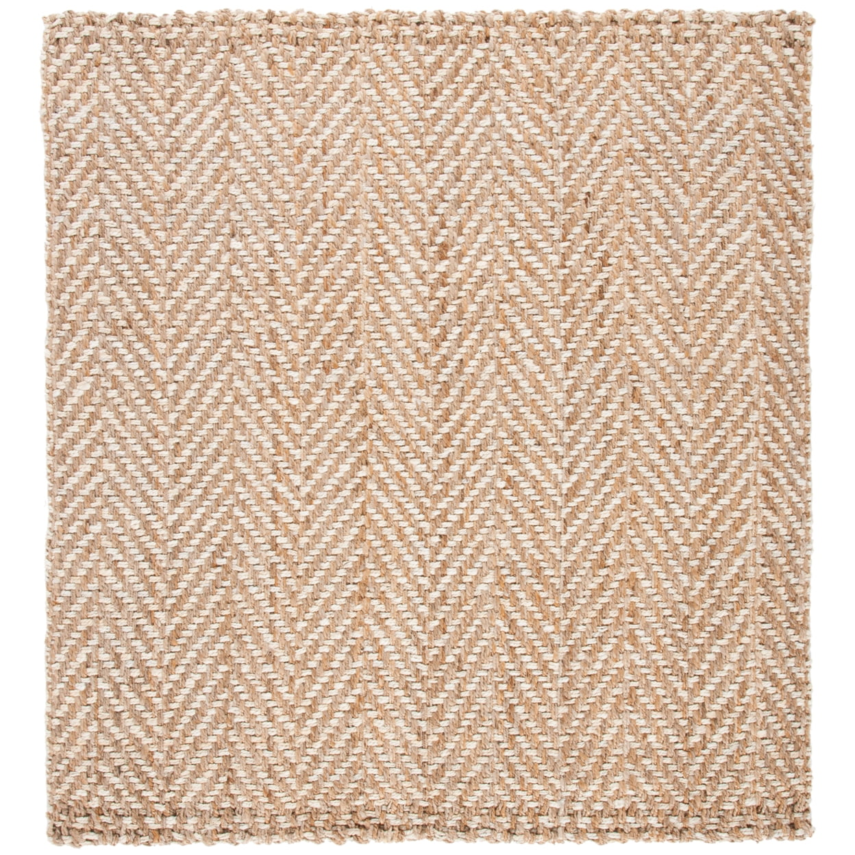 SAFAVIEH Natural Fiber Houston Braided Jute Area Rug, Ivory/Natural, 5' x 8'