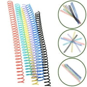 6pcs Binding Spirals Loose-leaf Binding Coils Notebook Binding Spirals Cuttable Binder Rings