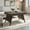 Brown, variant on Spaco Small HardPE Rattan Outdoor Coffee Side Table with Slatted Tabletop for Outside Patio, Square, Gray