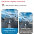 thumbnail image 2 of Easy Install Resistant Rear View Glass With Wide View Motorcycle Accessory Handlebar Side Glass, 2 of 8