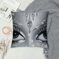 thumbnail image 2 of COMIO  Glitter Eyelash Throw Pillow Covers for Eyes Pattern Design Pillow Covers Home Decor Modern Simple Lovely Square Cushion Covers, 2 of 5