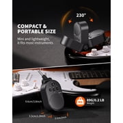 Mini Guitar Amp, 5W Portable Electric Practice Amp with Volume Control, Plug and Play, BT Rechargeable Plug-in Small Speaker for Guitar/Bass/Electric Instruments