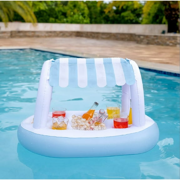 Inflatable Buffet with Canopy - 28" x 18" - Cabana Stripe