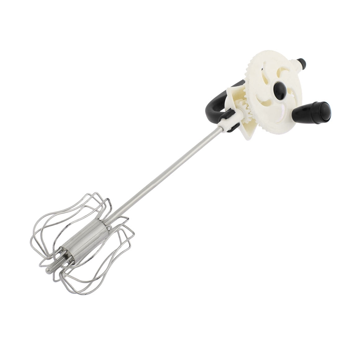 Plastic Grip Manual Hand Crank Rotary Egg Beater Whisk 32cm Length