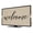 Black, Beige, White, variant on Black Welcome TV Cover for 65 Inch Screen,Stretch Fabric Dustproof TV Display Protector,Modern Minimalist White Striped Border Elastic Slipcover Monitor Cover for Indoor Desktop Computer 56.7"x31.9"