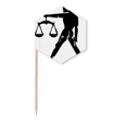 thumbnail image 1 of Constellation Libra Zodiac Sign Toothpick Flags Cupcake Picks Party Celebration, 1 of 3