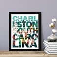 thumbnail image 3 of Designs ByLITA Charleston, South Carolina Inspirational, 11 x 14 Wooden Wall Print (Framed) | American Cities Stylish Home Decoration, 3 of 6