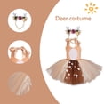 thumbnail image 4 of SUNSIOM Costume de Renne Dessin Animé pour Enfants Filles Robe Cosplay Animal avec Bandeau, 4 of 8