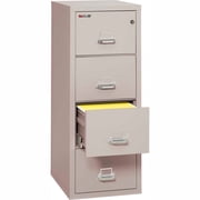 Fireking fire-resistant 4-1825-CPL Office Industrial High-Security UL Class 350 keylock Platinum 4 Drawer Letter 25 D 1/2 hour Fire Proof Filing cabinet