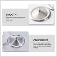 thumbnail image 6 of FUEENIRVA Mug Cover Lid Round Stainless Steel Practical for General Users 1Pcs Back to School, 6 of 6
