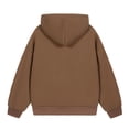 thumbnail image 2 of Pull d'Hiver à Capuche pour Hommes Cardigan Décontracté à Manches Longues Cousu Veste Chaude, 2 of 2