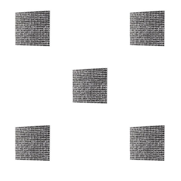 Advancent Crystal Rhinestone Ribbon Glass Drill Mesh Glitter Sticker Suministros para el hogar DIY Ornamento negro 8 pegamento de fusión en caliente negro 8 pegamento termofusible 5piezas Advancent CBP223923