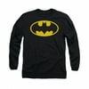 Classic Logo L/S Adult 18/1 Black Bm288