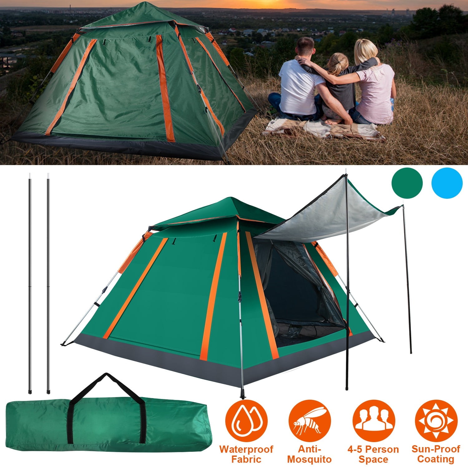 TOMOUNT パップテント Amazon.com : MC TOMOUNT Canvas Tent Bell Tent 16.4ft*High9
