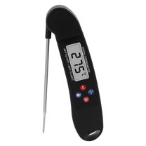 Unique Bargains Durable Digital Meat Thermometer for Home and Kitchen Black 6.1x1.5x1 In