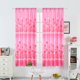 thumbnail image 3 of Dinheiro Home Cortina corta con estampado de tulipán, cortina de ventana transpirable (rosa) 100*120cm, 3 of 8
