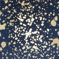 thumbnail image 5 of Nourison Luminescence Metallic Splash Navy Gold Decorative Throw Pillow , 18" x 18", 5 of 5