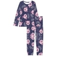 thumbnail image 4 of Renewold Women Pigs Pattern Sleepwear Lightweight Breathable Nightwear Home Winter Night Sleep Casual Lounge Set Size 6XL, 4 of 5