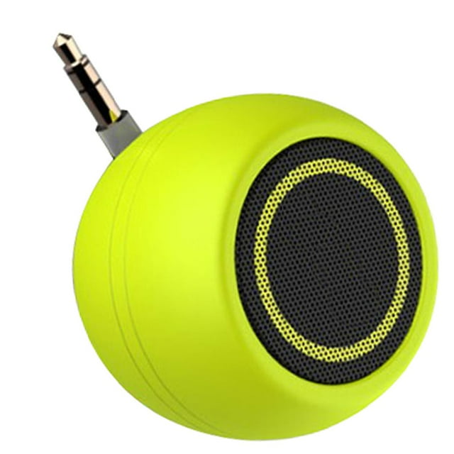 lionlar 350mAh Wireless Mini Speaker 3.5mm Aux Input Jack, 3W Loud Portable Speaker for Green
