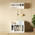 thumbnail image 2 of Stylish Appearance, Flexible Storage - White Hall Tree for Foyer Decor, 2 of 6