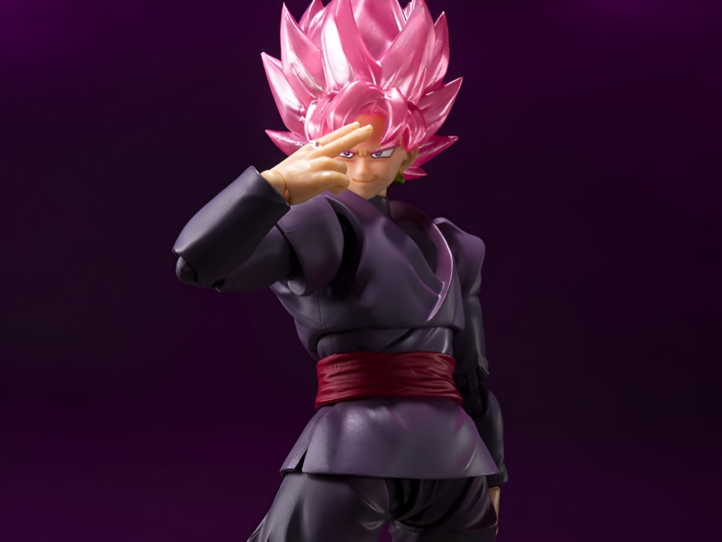 Dragon Ball Super S.H.Figuarts Goku Black Super Saiyan Rose 5.5” Collectible Figure, Bandai, Toys