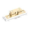 thumbnail image 2 of FESTFENDS 4Ud Latches De Bola Para Puerta De Ajustables Para Gabinetes Y Armarios Dorados, 2 of 5