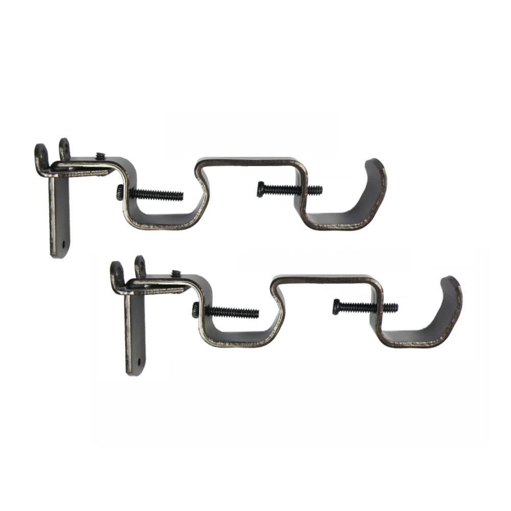 Mainstays Double Rod Converter Bracket Set, Bronze