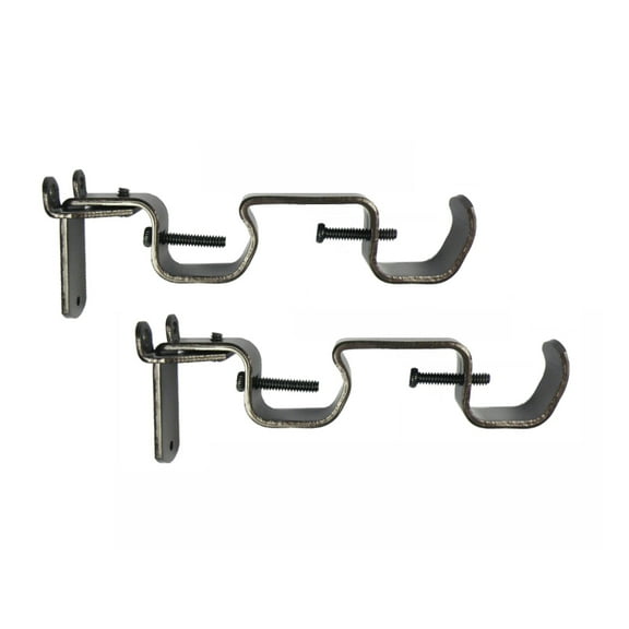 Mainstays Double-Rod Bracket Set