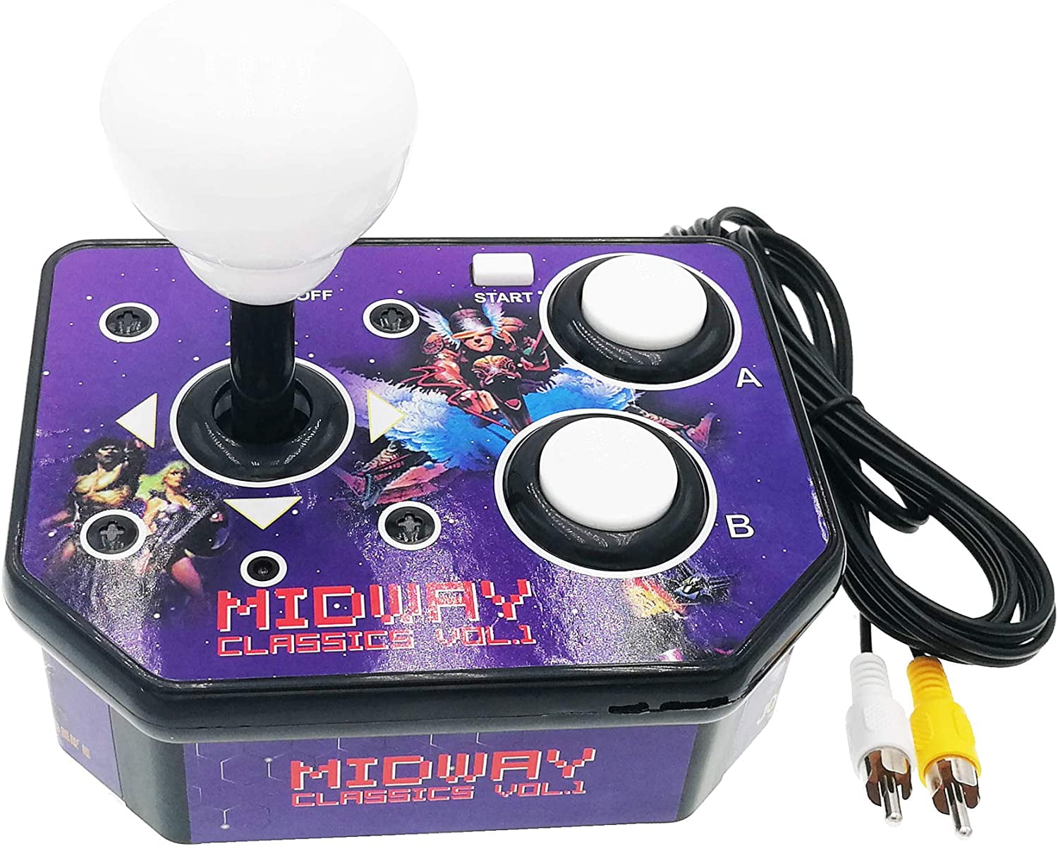 Midway Plug N Play Classic Arcade MSI Ent TV Video Game,Defender,Gauntlet,Joust 