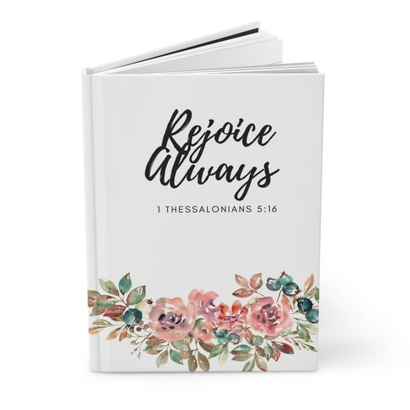 Rejoice Always Hardcover Journal Matte