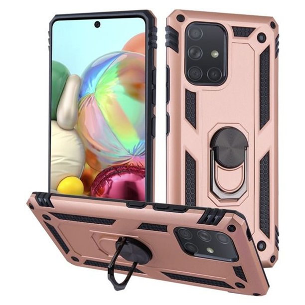 For Samsung Galaxy A71 5G Case, by Insten AntiDrop with Ring Stand