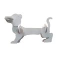 thumbnail image 1 of Portabotellas de madera con forma de perro salchicha para almacenar botellas de vino, decoración para el hogar, estatua decorativa para vino. Beige, 1 of 9