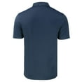 thumbnail image 3 of Men's Cutter & Buck Heather Navy New York Giants  Americana Forge Eco Stretch Recycled Polo, 3 of 3