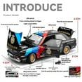 thumbnail image 3 of 1:24 BMW M3 Racing Supercar Alloy Metal Diecast Model Car Sound And Light Home Trendy Display Ornaments Birthday Gift For Friend, 3 of 6