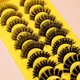 thumbnail image 4 of GOOHOCHY 10 pares de pestañas postizas de maquillaje pestañas extensiones de pestañas esponjosas para mujeres niñas, 4 of 7