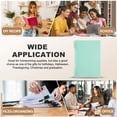 thumbnail image 5 of Uxcell 12 Pack Binding Covers, B5(10.3x7.2 Inch) 22 Mil Plastic Notebook Covers Sheets with Binding Comb for Book Report Presentation, Light green, 5 of 6