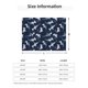 thumbnail image 5 of Fotbe Cute Shark Manta de Franela con Estampado, Manta Ultrasuave para Cama, Sofá, Auto, Hipoalergénica y Antibolitas-50"x40", 5 of 6