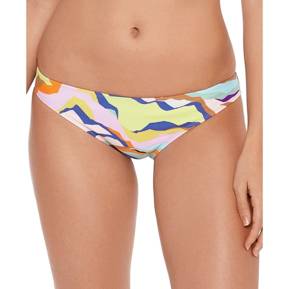 Salt   Cove MULTI Zebra Juniors' Zebra-Print Hipster Bikini Bottom, US X-Small
