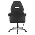 thumbnail image 4 of Bruce Adjustable Height Office Chair Black and Silver, 4 of 8