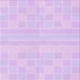 thumbnail image 1 of Ahgly Company Machine Washable Indoor Square Transitional Bright Lilac Purple Area Rugs, 4' Square, 1 of 7