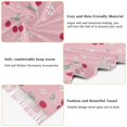 thumbnail image 5 of FORMRS Womens Scarf Winter Soft Long Big Warm Shawls Wrap Tassel Scarves, Pink Cute Cherry Pattern, 5 of 9