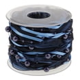 thumbnail image 2 of jifeng 10m Pearl Bead Lace Mesh Ribbon for Garment Decor Wedding Supply Navy, 2 of 9