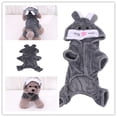 thumbnail image 4 of Agiferg Pet Dog Four-Legged Plush Clothes Embroidery, Rabbit Ears Make-up, Cat Clothes, 4 of 9