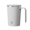 thumbnail image 3 of Tuvgenk 10.6oz Self Stirring Coffee Mug White Bpa-Free Plastic Coffee Mug Usb-Rechargeable Microwave-Safe for Dad and Him – Great for Office or Home, 3 of 4