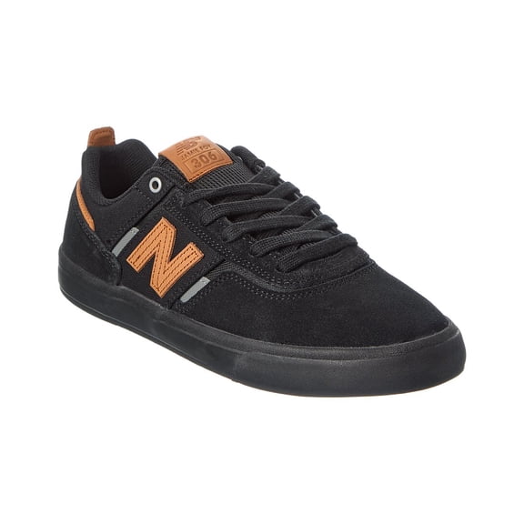 New Balance Suede Sneaker, 9.5, Black