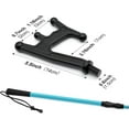 thumbnail image 6 of SAN LIKE Boat Hook,Telescopic Boat Hook Push Pole Aluminum &Lightweight with Floating Hand Grips for Docking Extend to 67inch, 6 of 7